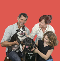 Darryl Feldman and Family SPCA Tampa Bay Ambassadors